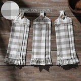 Grace Ann Button Loop Tea Towel Set of 3-Lange General Store