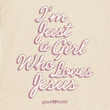 Grace & Truth Just A Girl Womens T-Shirt Hoodie-Lange General Store