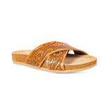 Gracie Hand Tooled Sandals-Lange General Store