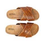 Gracie Hand Tooled Sandals-Lange General Store