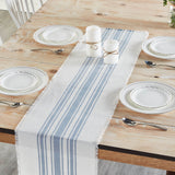 Grain Sack Stripe Blue Table Runners - Lange General Store