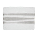 Grain Sack Stripe Grey Placemats-Lange General Store