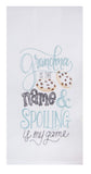 Grandma Is The Name Embroidered Flour Sack Towel-Lange General Store