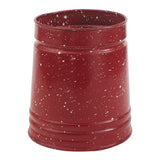 Granite Enamelware Utensil Crock - Red-Lange General Store