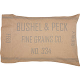 Graycie Feed Sack Pillow Cases-Lange General Store