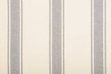 Grace Grain Sack Stripe Long Prairie Curtains-Lange General Store