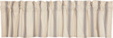 Grace Grain Sack Stripe Valance-Lange General Store