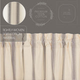 Graycie Grain Sack Stripe Valance