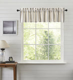 Grace Grain Sack Stripe Valance-Lange General Store