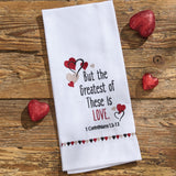 Greatest Of These Love Dishtowel-Lange General Store