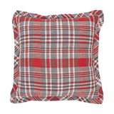 Gregor Plaid Button Tree Pillow-Lange General Store