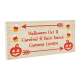 Halloween Carnival Sign-Lange General Store