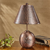 Hammered Copper Pine Lamp-Lange General Store