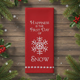 Happiness Snow Dishtowel-Lange General Store