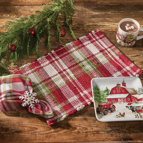 Happy Holidays Chindi Placemats-Lange General Store