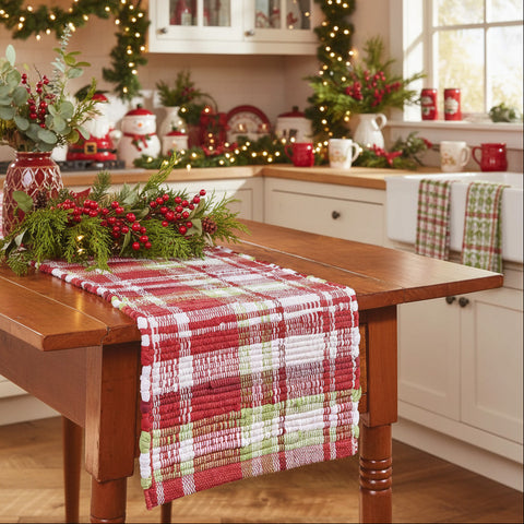 Happy Holidays Chindi Table Runners-Lange General Store
