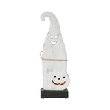 Happy Jack-O-Lantern Wooden Ghost-Lange General Store