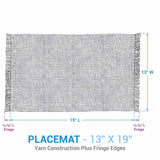 Hard Candy Rectangle Placemats Set of 4