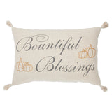 Harvest Blessings Bountiful Blessings Woven Pillow-Lange General Store