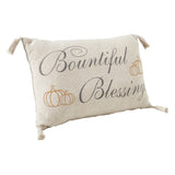 Harvest Blessings Bountiful Blessings Woven Pillow-Lange General Store