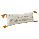 Harvest Blessings Count Your Many Blessings Woven Pillow-Lange General Store