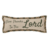 Harvest Blessings Give Thanks to the Lord Pillow-Lange General Store