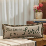 Harvest Blessings Give Thanks to the Lord Pillow-Lange General Store