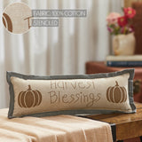 Harvest Blessings Pumpkin Pillow-Lange General Store