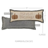 Harvest Blessings Pumpkin Pillow-Lange General Store