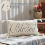 Harvest Blessings Simply Blessed Woven Pillow-Lange General Store