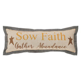 Harvest Blessings Sow Faith Gather Abundance Pillow-Lange General Store