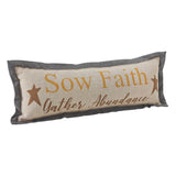 Harvest Blessings Sow Faith Gather Abundance Pillow-Lange General Store