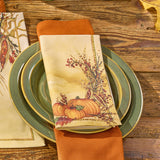 Harvest Dance Cotton Cloth Napkins Set of 4