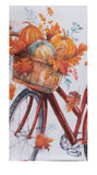 Harvest Pumpkin Bicycle Terry Towel-Lange General Store