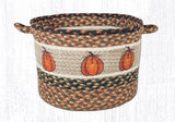 Harvest Pumpkin Braided Baskets-Lange General Store