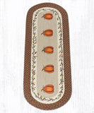 Harvest Pumpkin Braided Rug-Lange General Store