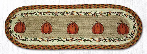 Harvest Pumpkin Stair Tread Rug-Lange General Store