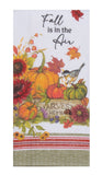 Harvest Sunflower Fall in the Air Terry Towel-Lange General Store