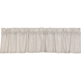 Hatteras Seersucker Blue Ticking Stripe Valance-Lange General Store