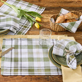 Hayson Sage Plaid Napkins Set of 4