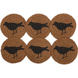 Heirloom Farm Crow Braided Coasters-Lange General Store
