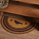 Heirloom Farm Crow Half Circle Rug-Lange General Store