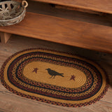 Heritage Farms Crow Oval Rug-Lange General Store