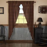 Heritage Farms Primitive Check Long Prairie Curtains-Lange General Store