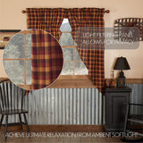 Heirloom Farm Primitive Check Prairie Curtains-Lange General Store
