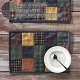 Heirloom Farm Primitive Check Quilted Placemats - Set of 2-Lange General Store