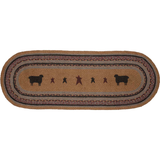 Heritage Farms Sheep Braided Table Runners-Lange General Store