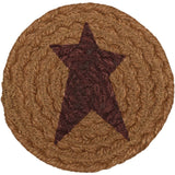 Heirloom Farm Star Braided Coasters-Lange General Store