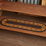 Heritage Farms Star Stair Tread Latex Rug-Lange General Store