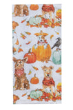 Hello Autumn Dogs Terry Towel-Lange General Store